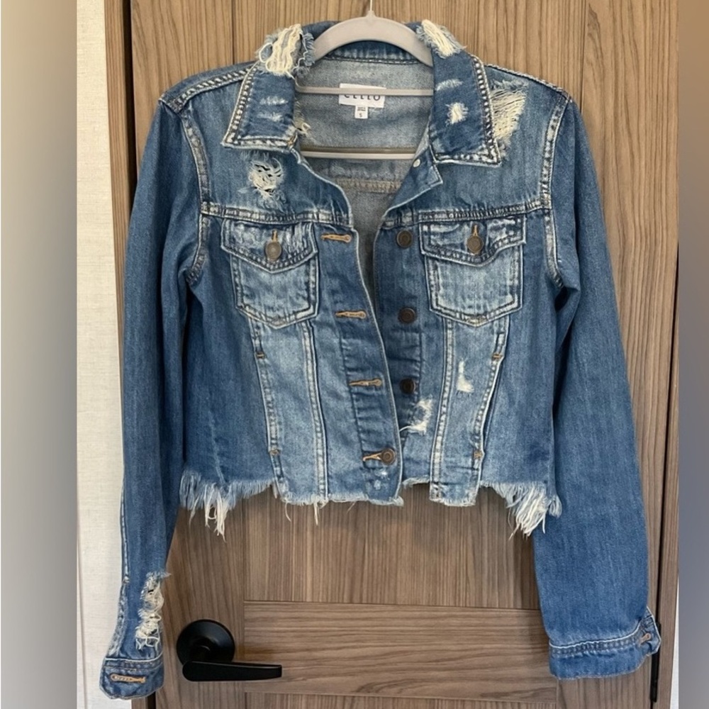 Distressed Denim Jacket